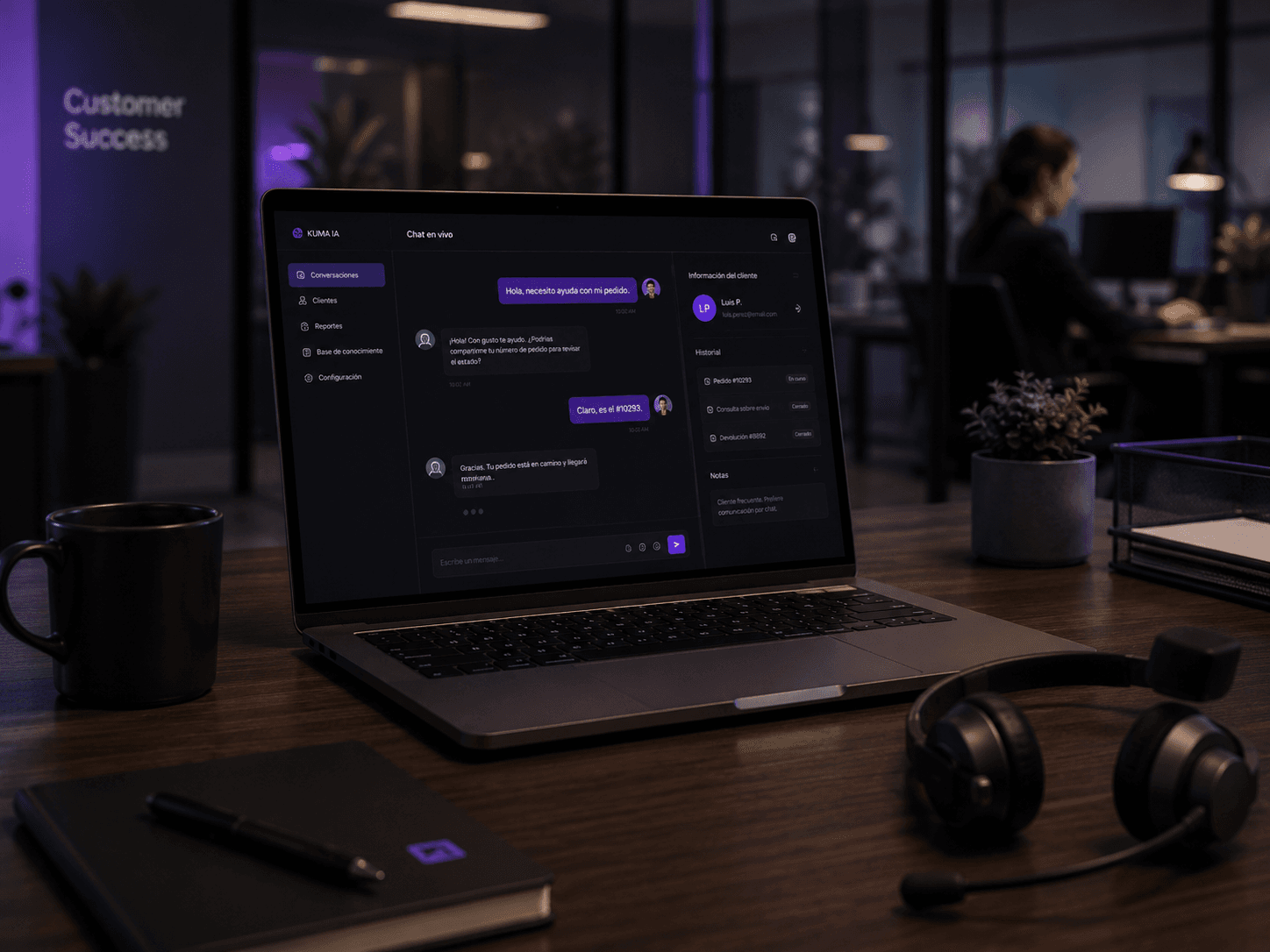 Asistentes virtuales con IA para atención al cliente